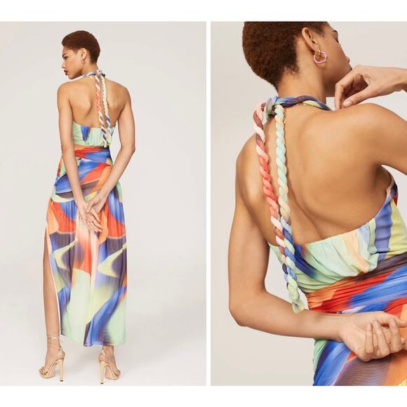 Nicholas Bristol Open Back Maxi Dress size 6 / Small - Picture 3 of 10